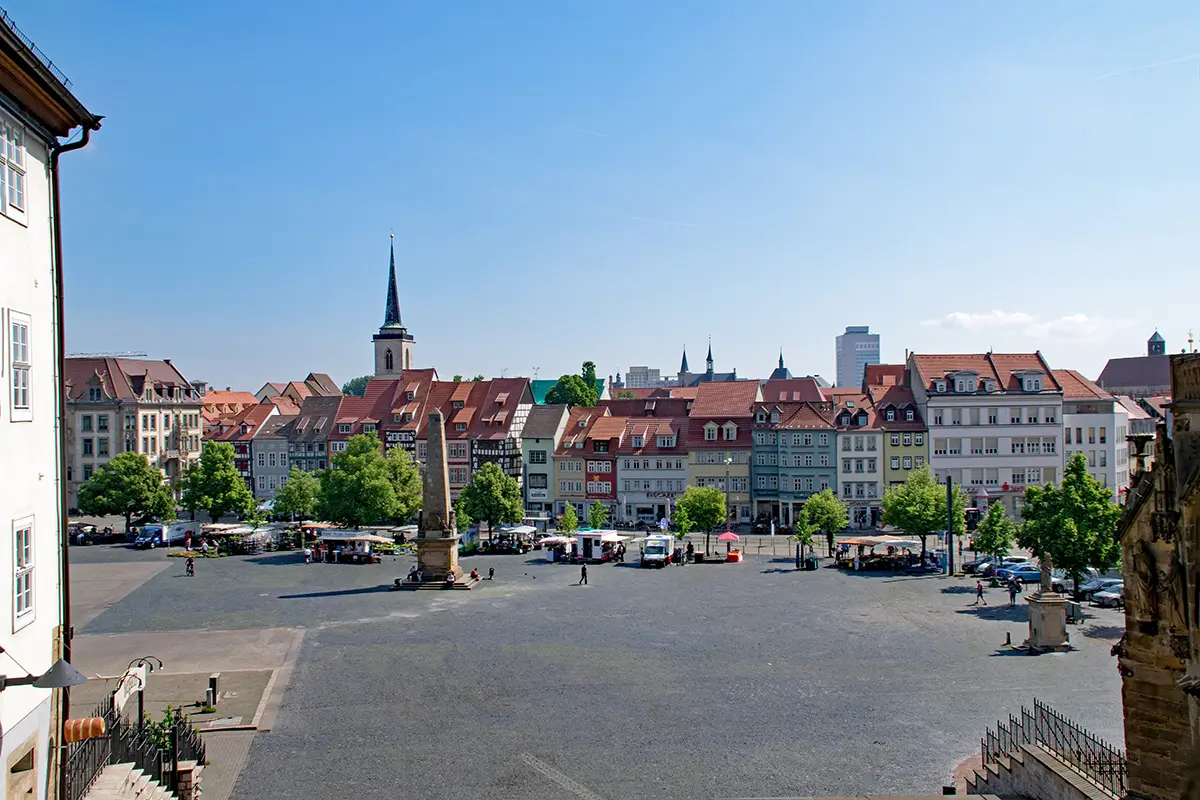 Domplatz Erfurt © Pixabay, Lapping